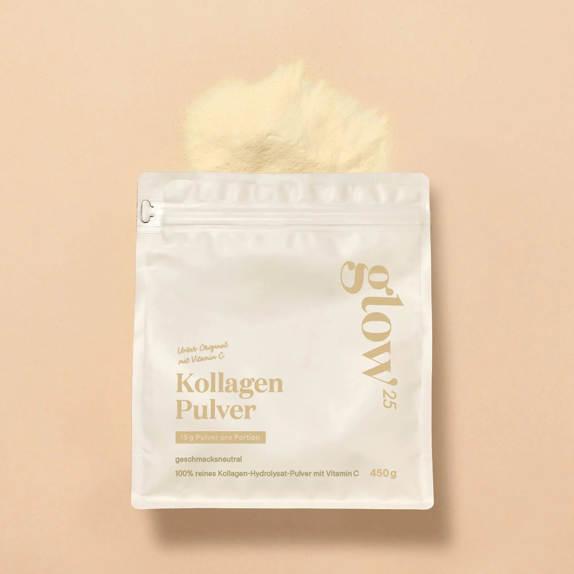 Kollagen Pulver Glow 25 Das Original - Beutejagd - Hol dir deine Beute - 